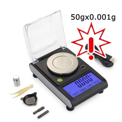 Laboratorinės graminės svarstyklės 6301 50 g - 0,001 g (Prekė su defektu 9902685)