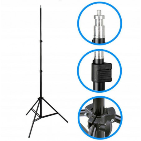 Žiedinė LED lempa LS44