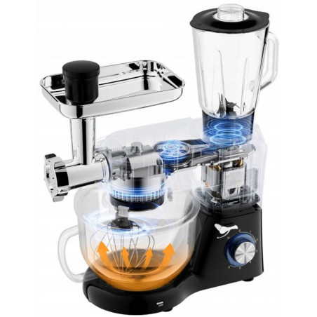 Virtuvinis kombainas RH04 su šildomu dubeniu ir blenderiu 2300W