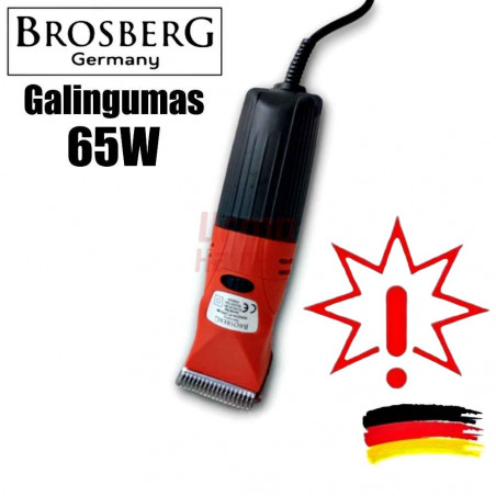 Gyvūnų kirpimo mašinėlė Brosberg 65W (Prekė su defektu 9902703)