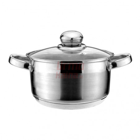 Nerūdijančio plieno puodas 22cm ZL-7306