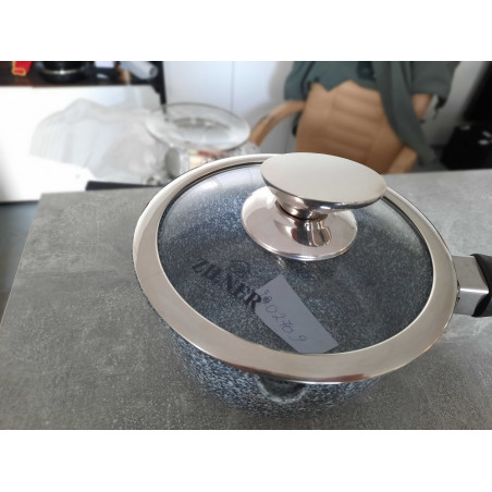 Akmens masės 12 dalių puodų rinkinys ZL-7082 (Prekė su defektu 9902709)