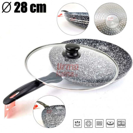 Akmens masės keptuvė 28 cm ZL-7173