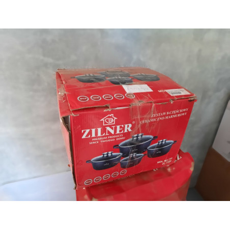 Akmens masės 8 dalių puodų rinkinys ZL-7320 (Prekė su defektu 9902724)