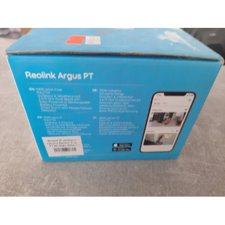 Bevielė IP stebėjimo kamera Reolink Argus PT 2K DUAL (Prekė su defektu 9902729)