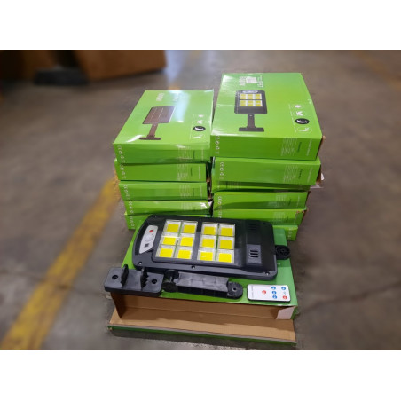 Gatvės šviestuvų SL240 su saulės baterija dėžė, 12 vnt. (Prekės su defektais 9902730)