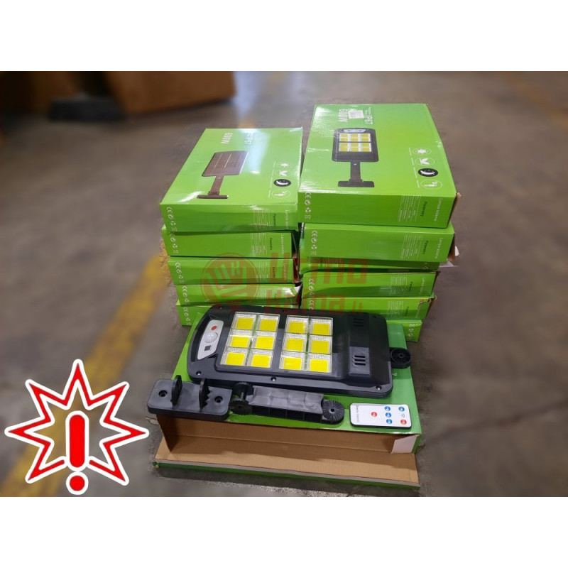 Gatvės šviestuvų SL240 su saulės baterija dėžė, 12 vnt. (Prekės su defektais 9902730)