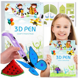 Trafaretų knygelė 3D piešiniams