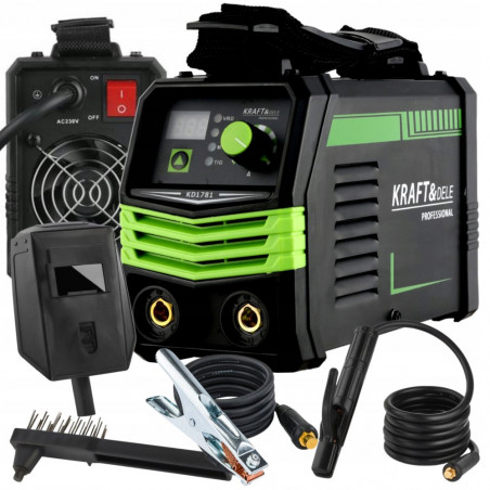Inverterinis suvirinimo aparatas MMA TIG LIFT VRD 330A KRAFT&DELE KD1781