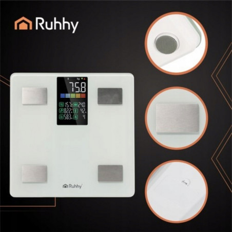 Išmanios vonios svarstyklės su „Bluetooth“ RH02 WT