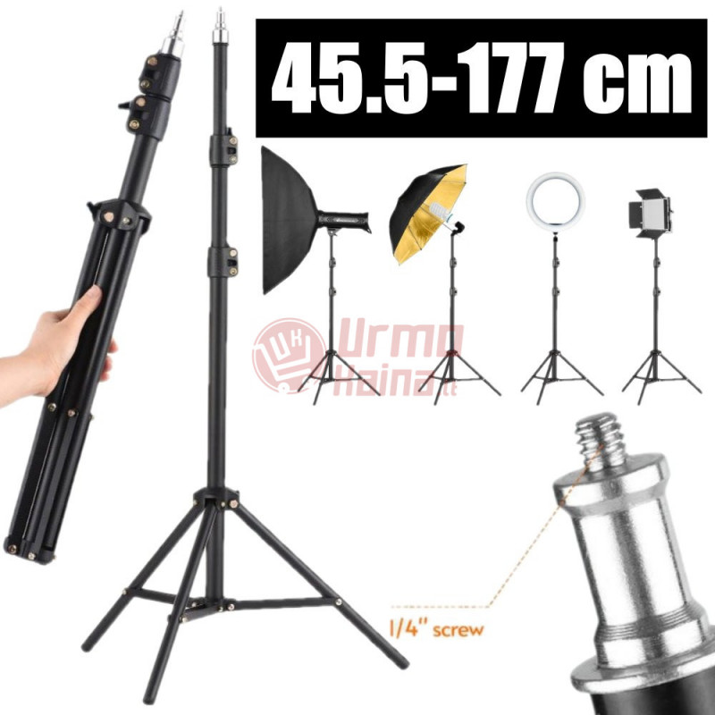 Teleskopinis trikojis stovas 177 cm, sulankstomas