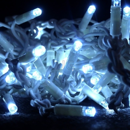 100 LED profesionali lauko girlianda varvekliai Brosberg Prolight CL8 Flash