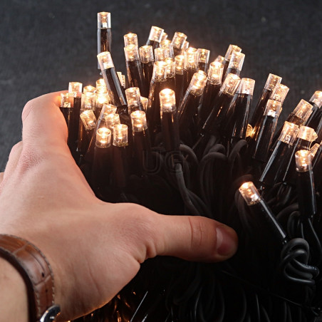 100 LED profesionali lauko girlianda Brosberg Prolight CL8 Flash
