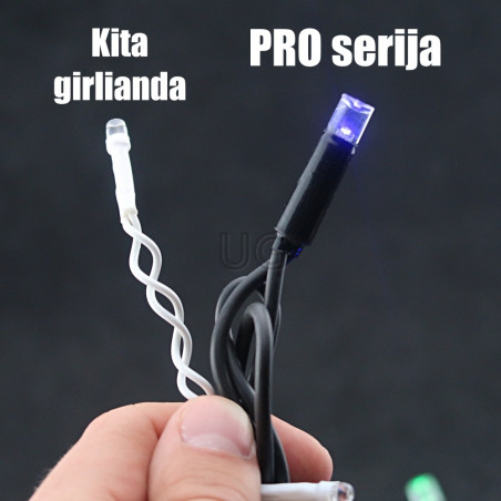 80 LED profesionali lauko girlianda PRO FLASH CL7