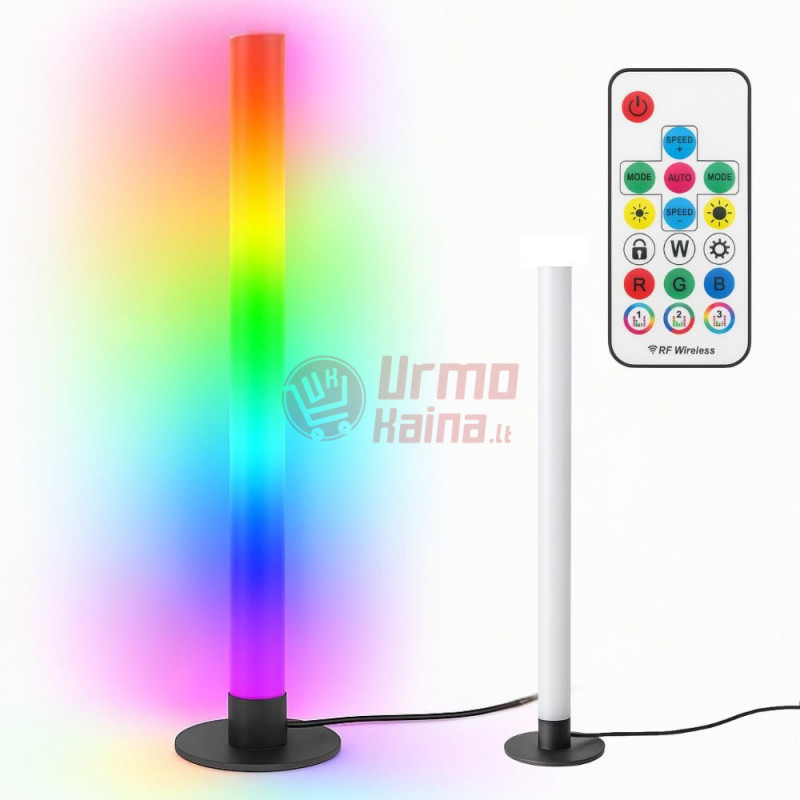 Pastatomas LED šviestuvas - toršeras RGB 40 cm VG04
