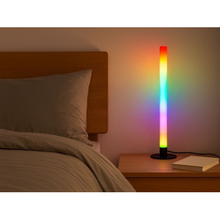Pastatomas LED šviestuvas - toršeras RGB 40 cm VG04