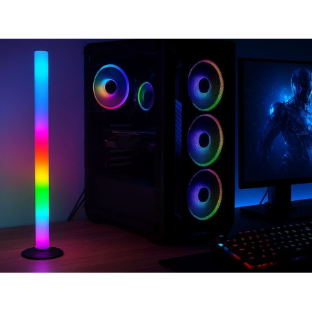Pastatomas LED šviestuvas - toršeras RGB 40 cm VG04