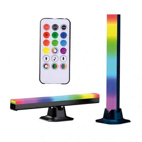 LED šviestuvas RGB 30 cm, 2 vnt.