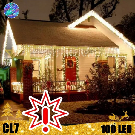 100 LED profesionali lauko girlianda varvekliai PRO CL7 (Prekė su defektu 9902807) 100 LED profesionali lauko girlianda varvekliai PRO CL7 (Prekė su defektu 9902807)