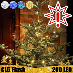 200 LED lempučių girlianda STANDART PLIUS FLASH CL5 (Prekė su defektu 9902809)