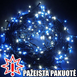 240 LED girlianda varvekliai 12 m BLYKSTĖ Blue Flash SPC CL6 (Prekė su defektu 9902818)