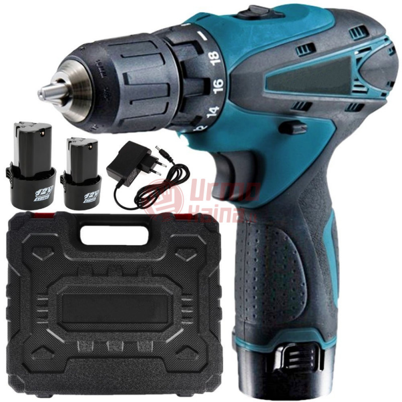 Akumuliatorinis suktuvas-gręžtuvas su krovikliu UKC03