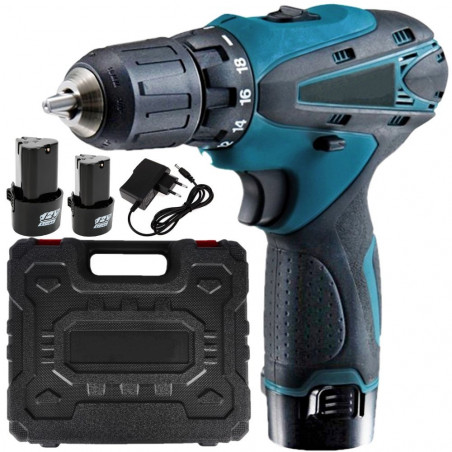 Akumuliatorinis suktuvas-gręžtuvas su krovikliu UKC03