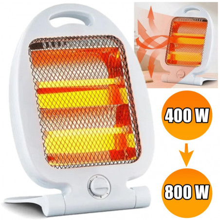 Elektrinis kvarcinis šildytuvas DM06 800 W Elektrinis kvarcinis šildytuvas DM06 800 W