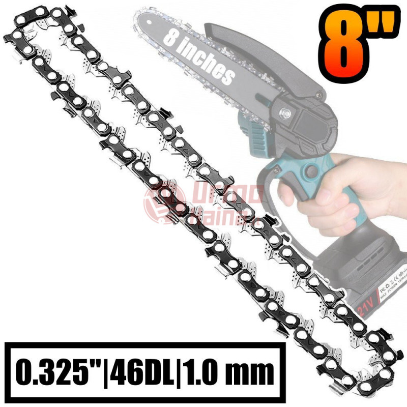 Genėjimo pjūklo grandinė 8" .0325 46DL 1 mm Genėjimo pjūklo grandinė 8" .0325 46DL 1 mm