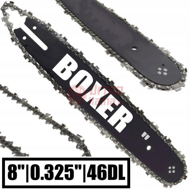 Genėjimo pjūklo pjovimo juosta + grandinė, 8" .0325" 46DL