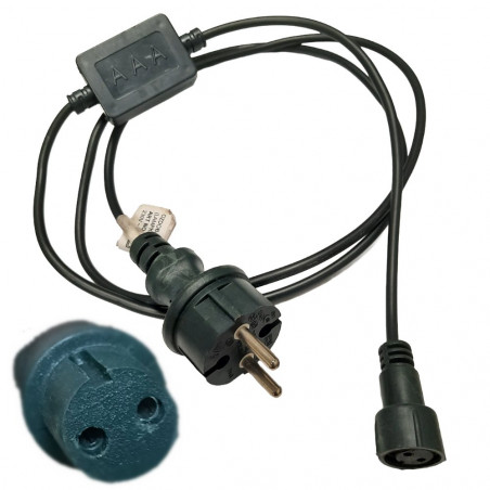 Girliandų maitinimo laidas GM2 150 cm