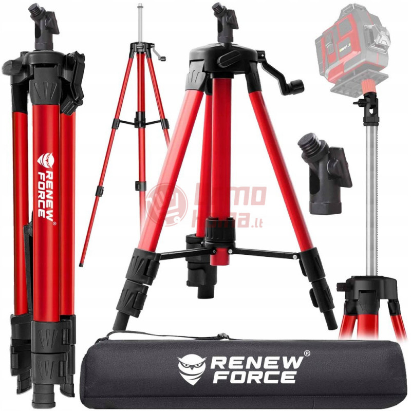 Lazerinio nivelyro stovas 157 cm IW02