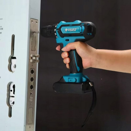 Akumuliatorinis suktuvas-gręžtuvas + priedai RF01 1000W Akumuliatorinis suktuvas-gręžtuvas + priedai RF01 1000W