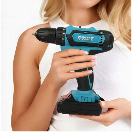 Akumuliatorinis suktuvas-gręžtuvas + priedai RF01 1000W Akumuliatorinis suktuvas-gręžtuvas + priedai RF01 1000W