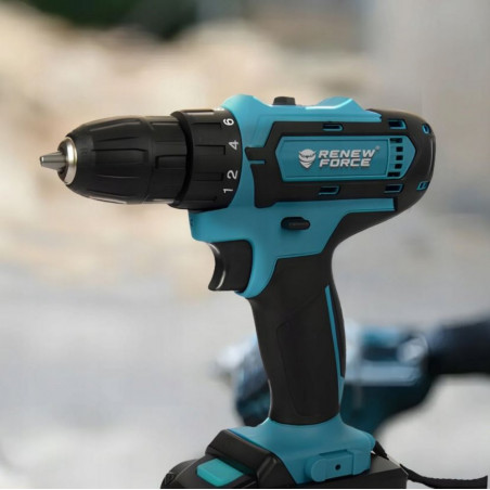 Akumuliatorinis suktuvas-gręžtuvas + priedai RF01 1000W Akumuliatorinis suktuvas-gręžtuvas + priedai RF01 1000W