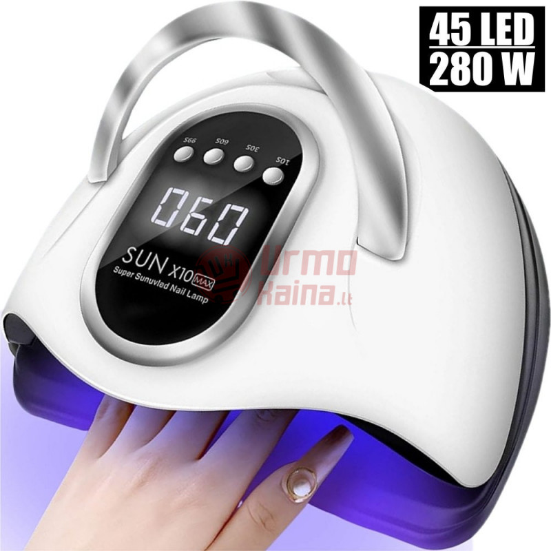 UV lempa nagams Sun X10 45 LED 280W UV lempa nagams Sun X10 45 LED 280W