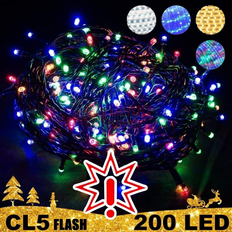 200 LED lempučių girlianda STANDART PLIUS FLASH CL5 (Prekė su defektu 9902825) 200 LED lempučių girlianda STANDART PLIUS FLASH CL5 (Prekė su defektu 9902825)