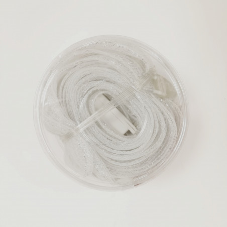 LED Medžiaginė girlianda 5 m, mėlyna medžiaga, mėlynos spalvos (Prekė su defektu 9902827)