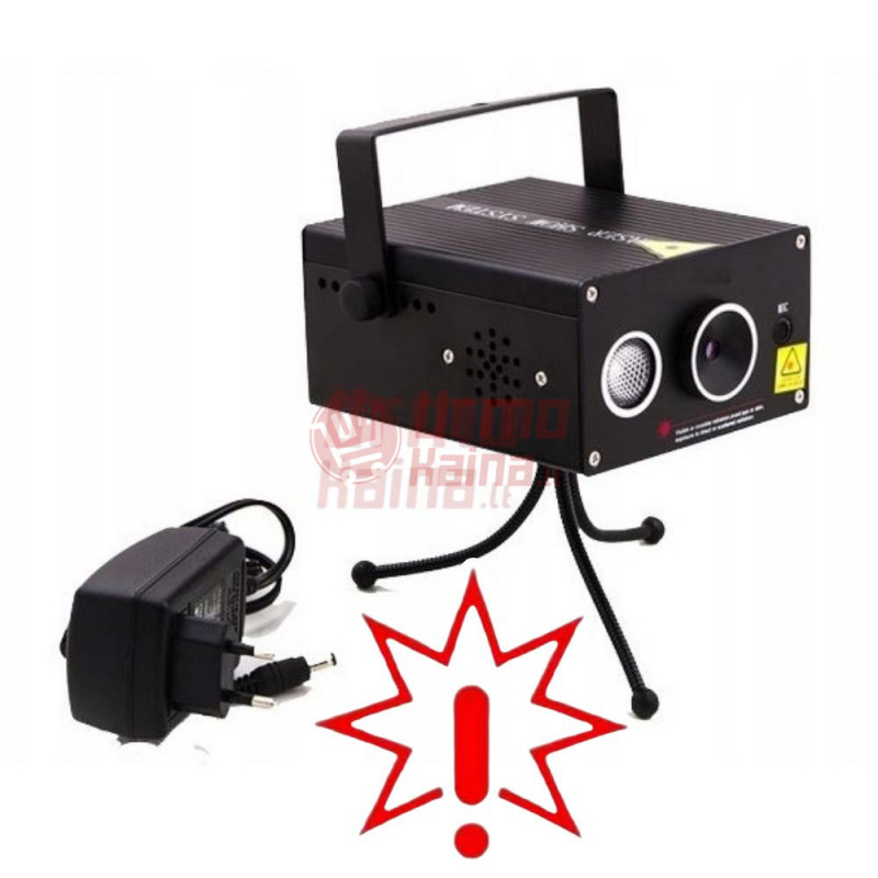 Šviesos efektų lazeris HL20 (Prekė su defektu 9902831) Šviesos efektų lazeris HL20 (Prekė su defektu 9902831)