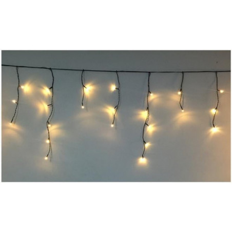 Lempučių girlianda - varvekliai 160 LED, 3.1 m, šiltai baltos spalvos (Prekė su defektu 9902837) Lempučių girlianda - varvekliai 160 LED, 3.1 m, šiltai baltos spalvos (Prekė su defektu 9902837)