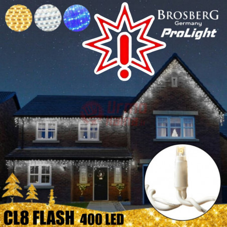 400 LED profesionali lauko girlianda varvekliai Brosberg Prolight CL8 Flash (Prekė su defektu 9902842) 400 LED profesionali lauko girlianda varvekliai Brosberg Prolight CL8 Flash (Prekė su defektu 9902842)