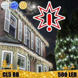 500 LED lauko girlianda varvekliai STANDART PLIUS RB CL5 (Prekė su defektu 9902847)