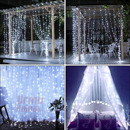 LED girlianda Užuolaida - Krioklys 360 lempučių STANDART CL3 Black