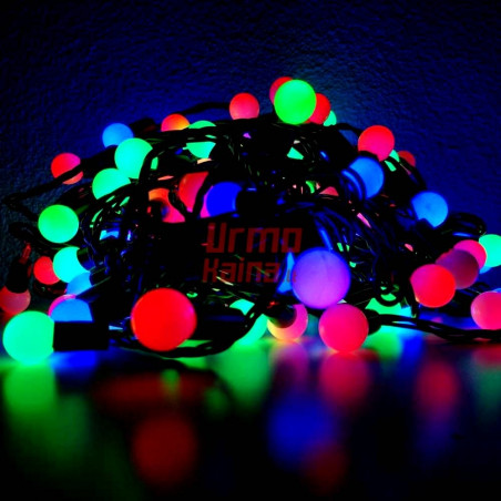 100 LED burbuliukų girlianda RGB SPC 31 V