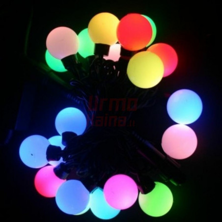 100 LED burbuliukų girlianda RGB SPC 31 V