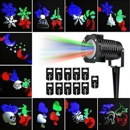 Lazerinis lauko projektorius L17 | Kalėdinis lauko lazeris