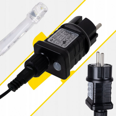 500 LED girlianda varvekliai IZX05 22.5M WW