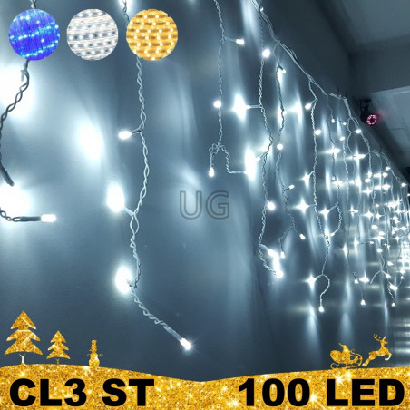 100 LED lauko girlianda varvekliai STANDART ST CL3