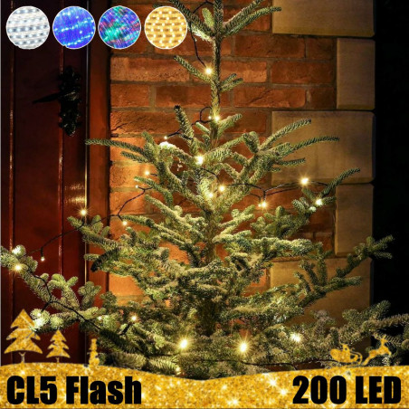 200 LED lempučių girlianda STANDART PLIUS FLASH CL5