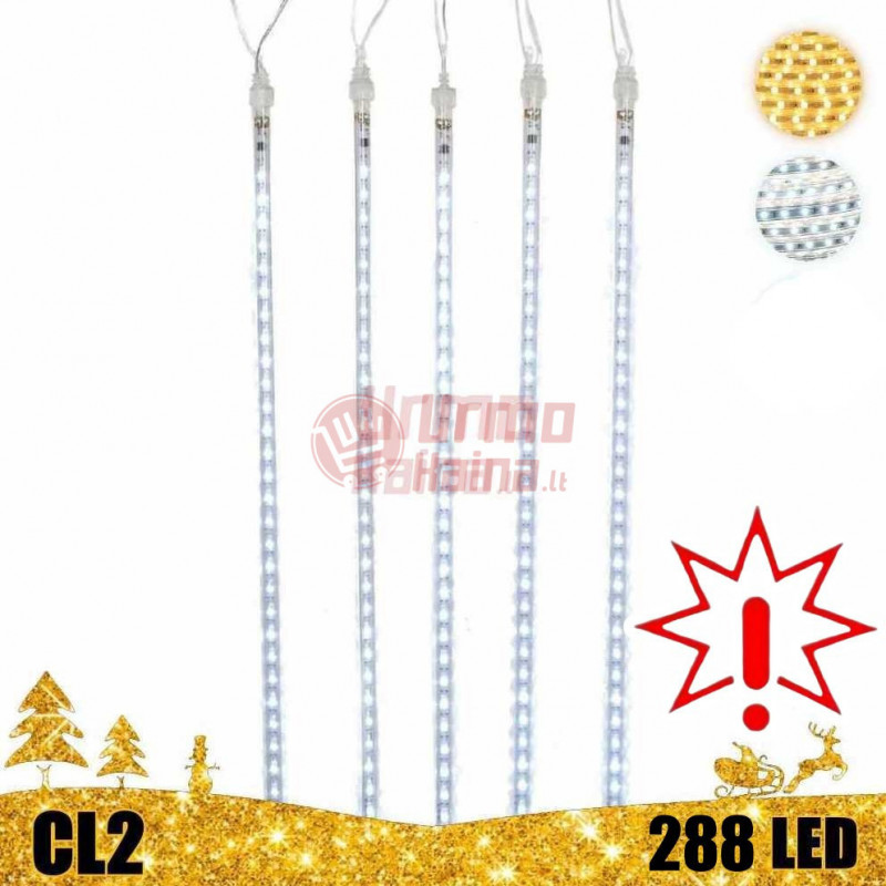 LED girlianda meteorų lietus 80 cm CL2 (Prekė su defektu 9902869)